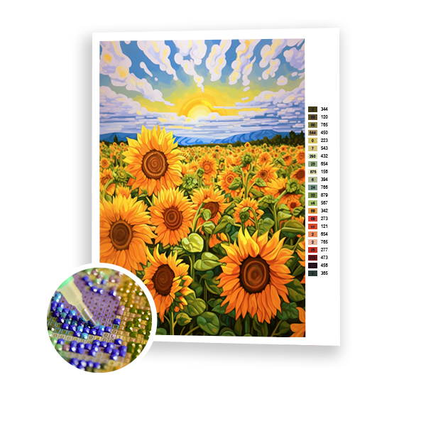 Flores iluminadas pelo sol