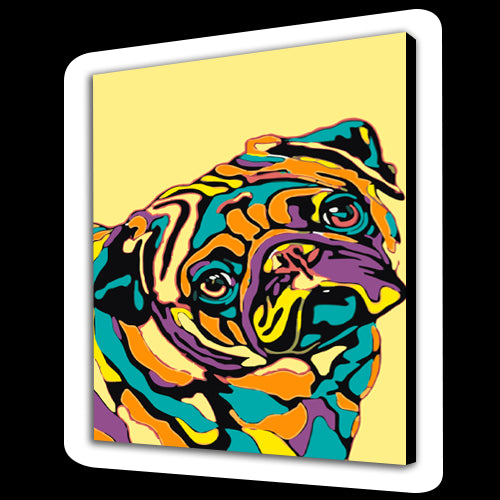 Pug colorato (6957558694070)