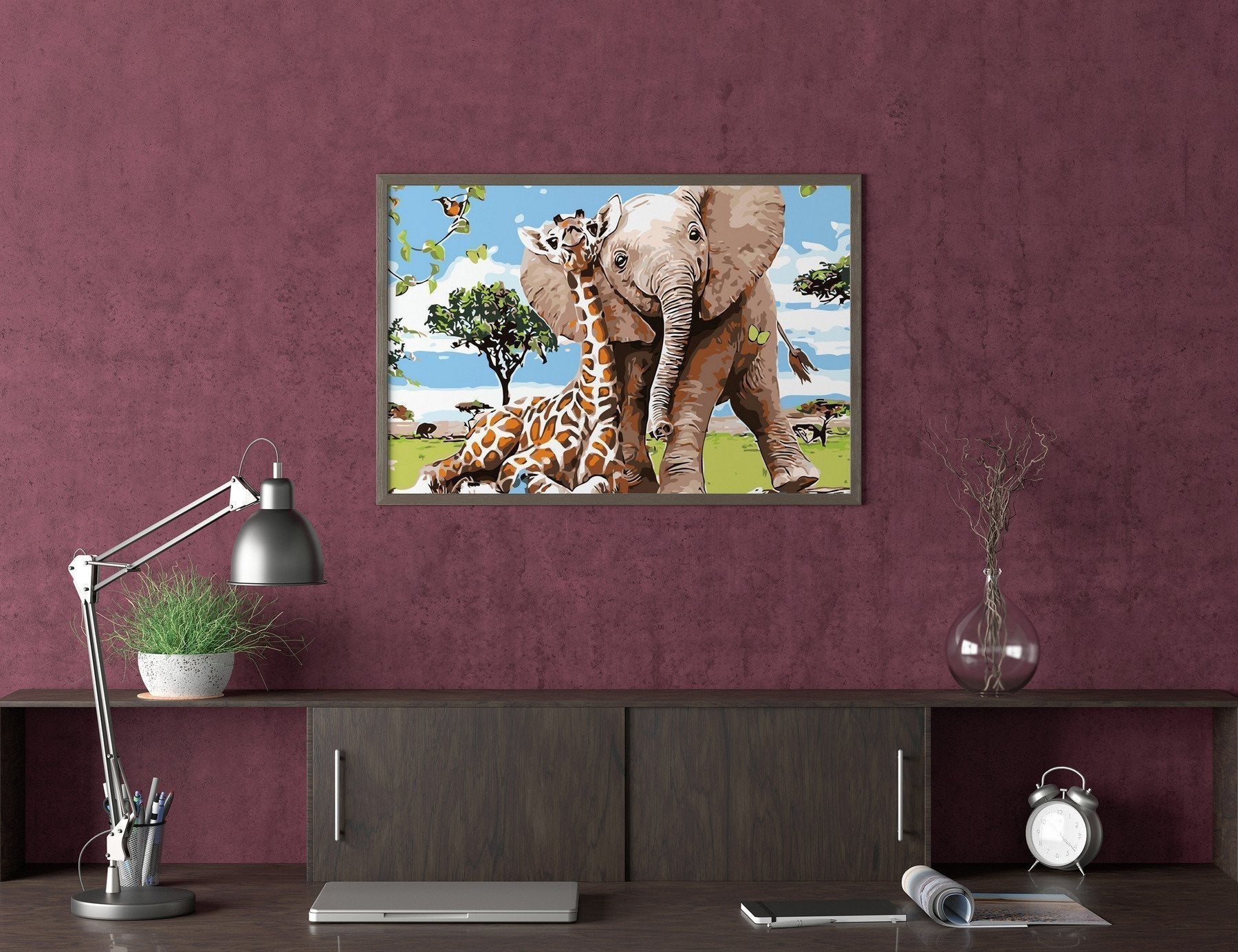 Elefante e giraffa (6957580353718)