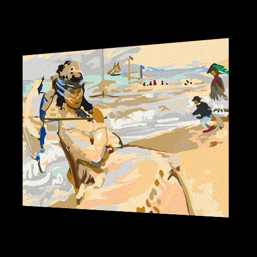 Claude Monet"Camille sulla spiaggia di Trouville" (6957431554230)