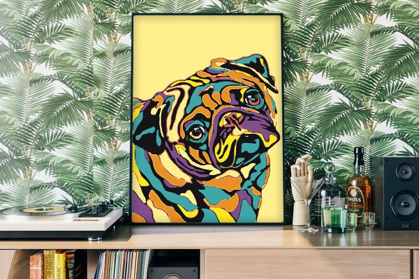 Pug colorato (6957558694070)