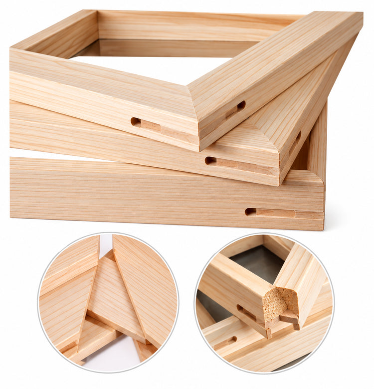 Ξύλινη κορνίζα DIY για πίνακα ζωγραφικής με αριθμούς