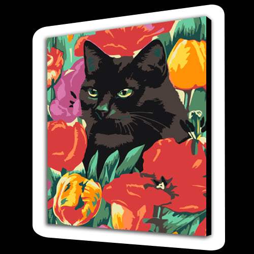 Gatto in tulipani (6957562101942)