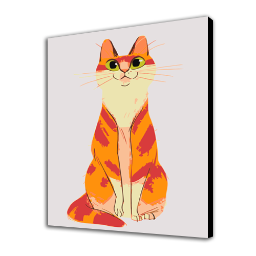 Divertente Ginger gatto (6957554303158)