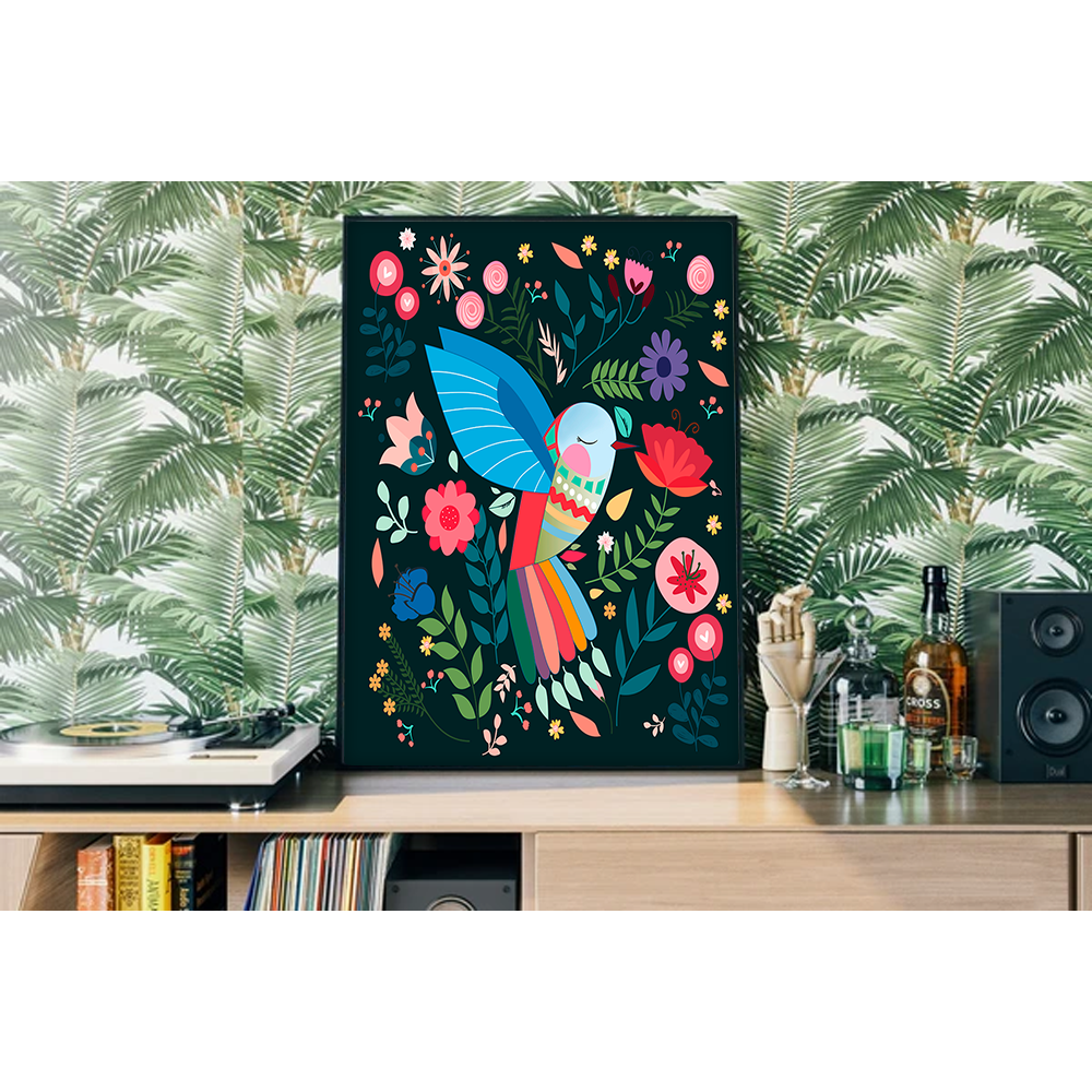 Colibrì con Fiori (6957476348086)