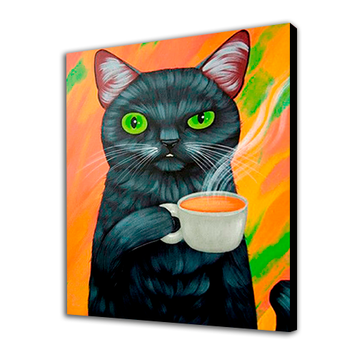 Gatto bere caffè (6957473693878)