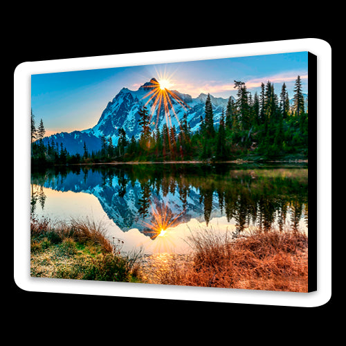 Tramonto sul lago di montagna (6957541785782)