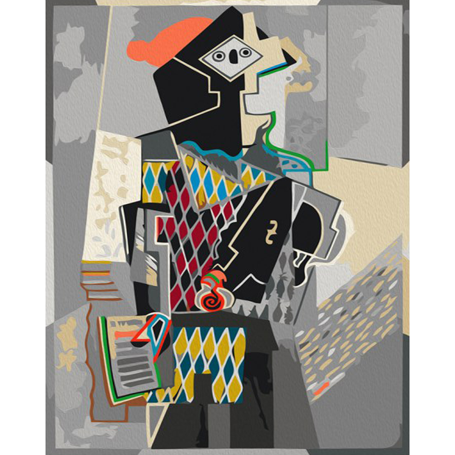 Pablo Picasso "Arlecchino con Violino" (6957430276278)