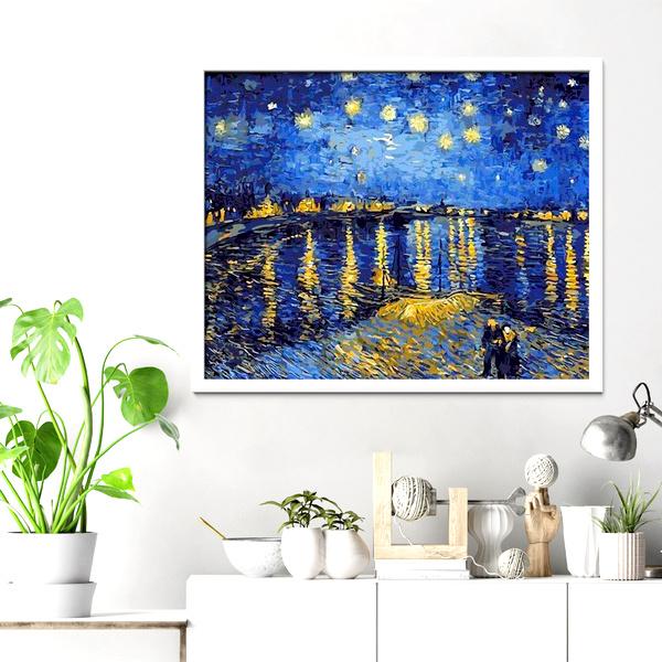 Notte stellata sul Rodano Van Gogh (6958665859254)