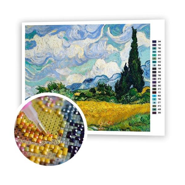 Campo di grano con cipressi di Vincent Van Gogh (6958614675638)